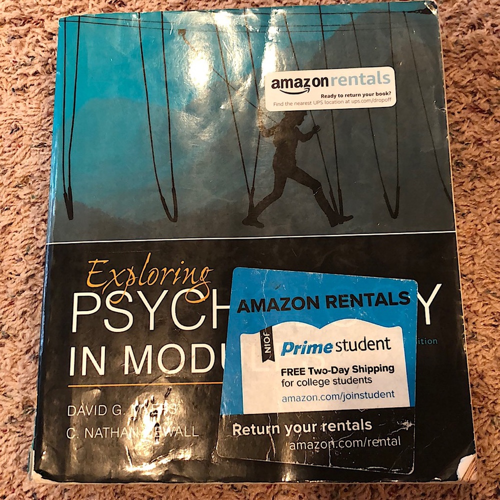Exploring Psychology In Modules; 10th edition